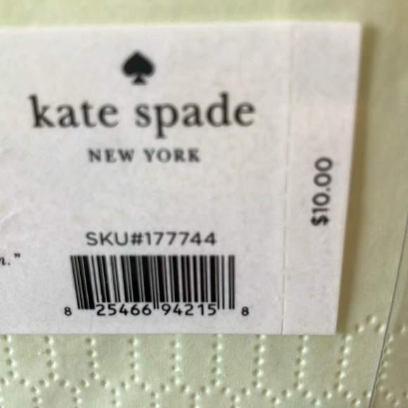 Kate Spade: Mint Green 20 Cocktail Napkins- Musings- 4 quotes- 5”x5” - Picture 3 of 15